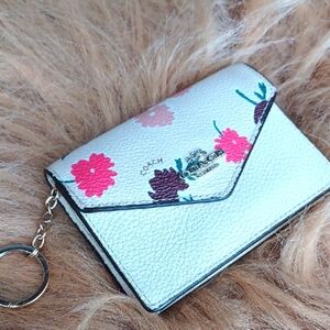 Coach Floral Mini  Wallet